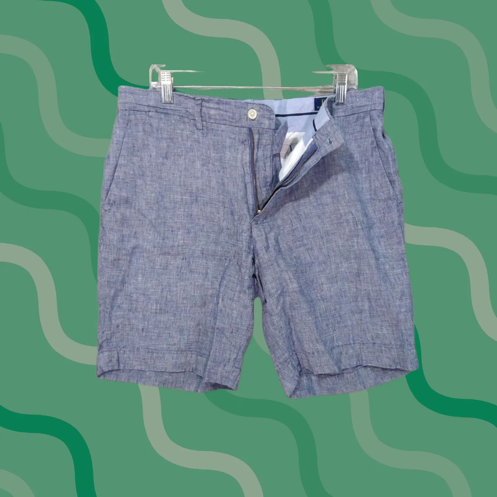 Polo Ralph Lauren — Polo Ralph Lauren Shorts 34 Classic Fit Bermuda Flat Front — streetwear — resale