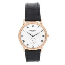 Patek Philippe Calatrava 3919R Rose Gold 33mm New Patek Strap W/Patek Box 2