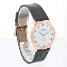 Patek Philippe Calatrava 3919R Rose Gold 33mm New Patek Strap W/Patek Box 4