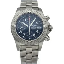 Breitling Avenger Chronograph E13360/E130B55PT Titanium mensWatch Blue 2