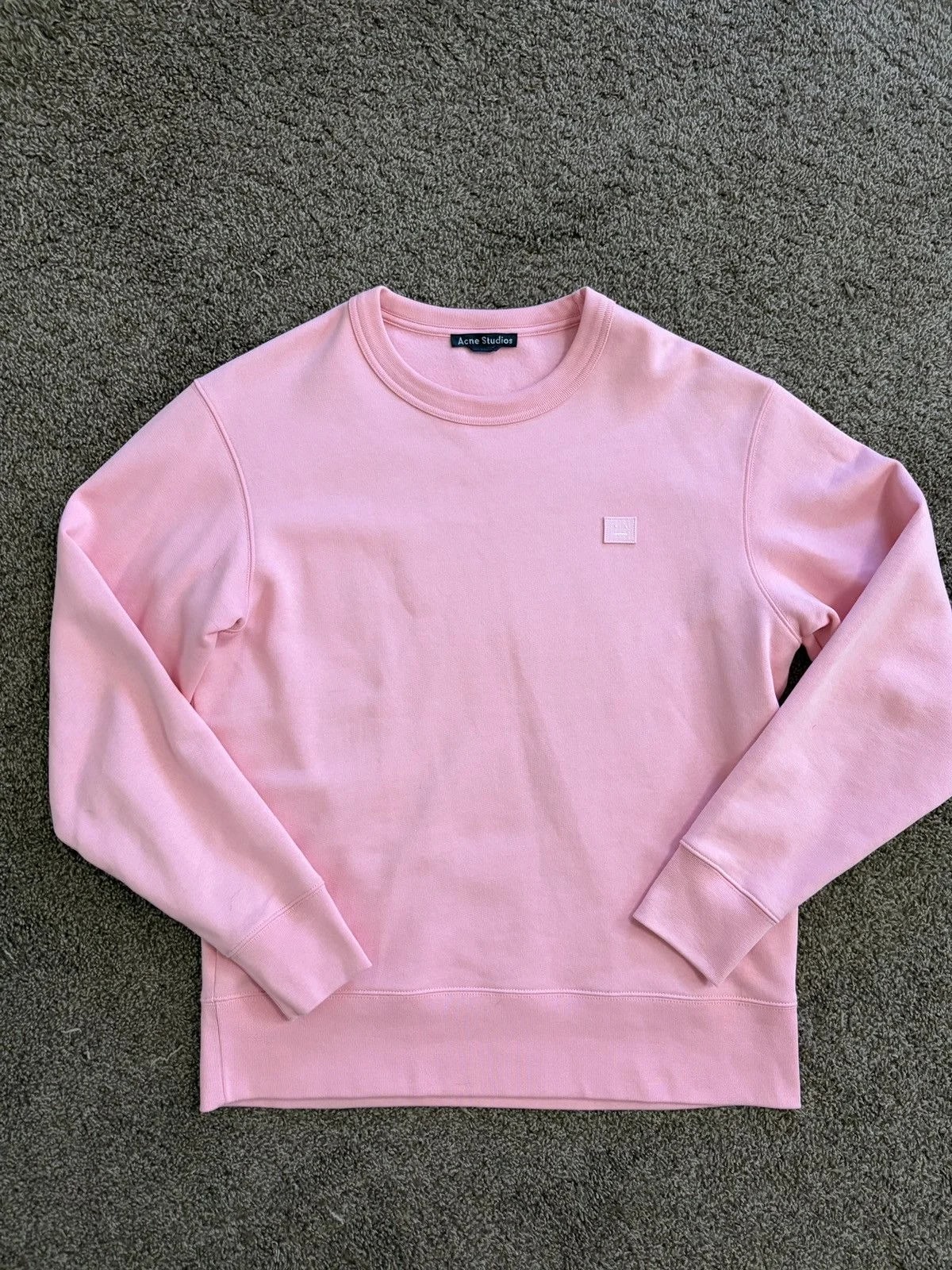 Acne Studios — Acne Studios Face Logo Crewneck Sweatshirt — streetwear — resale
