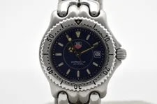 【Near 】 TAG Heuer SEL Professional WG131A Blue Qz From Japan 4
