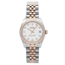 Rolex — Rolex Datejust 178271G Automatic Winding 31mm White/10PD — Watch — resale
