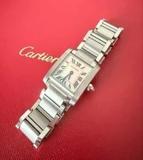 Cartier Tank Française SM W51028Q3 Pink Shell 3