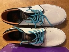 Nike SB Zoom Size 10.5 Stefan Janoski W/ Leopard Print Skate Shoes 4