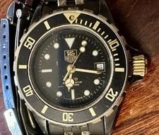 TAG Heuer 1000 Series Gold & Black Diver 980 028N 3