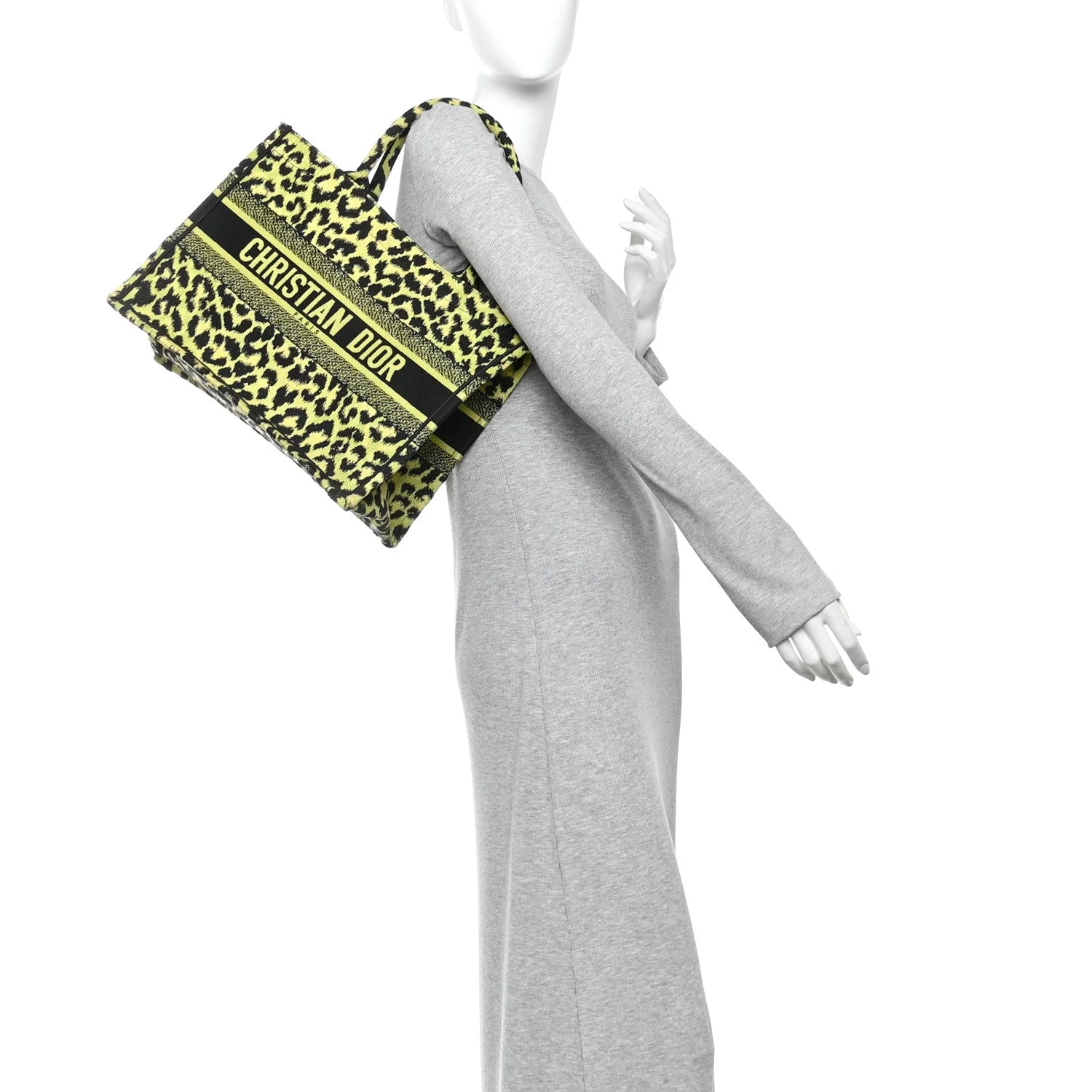 Mizza Embroidered Medium Leopard Book Tote Pop 2