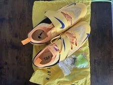 Size 10.5 Nike Pole Vault PV Elite Citron Pulse Volt Ice Track Spikes FZ9649 800 2