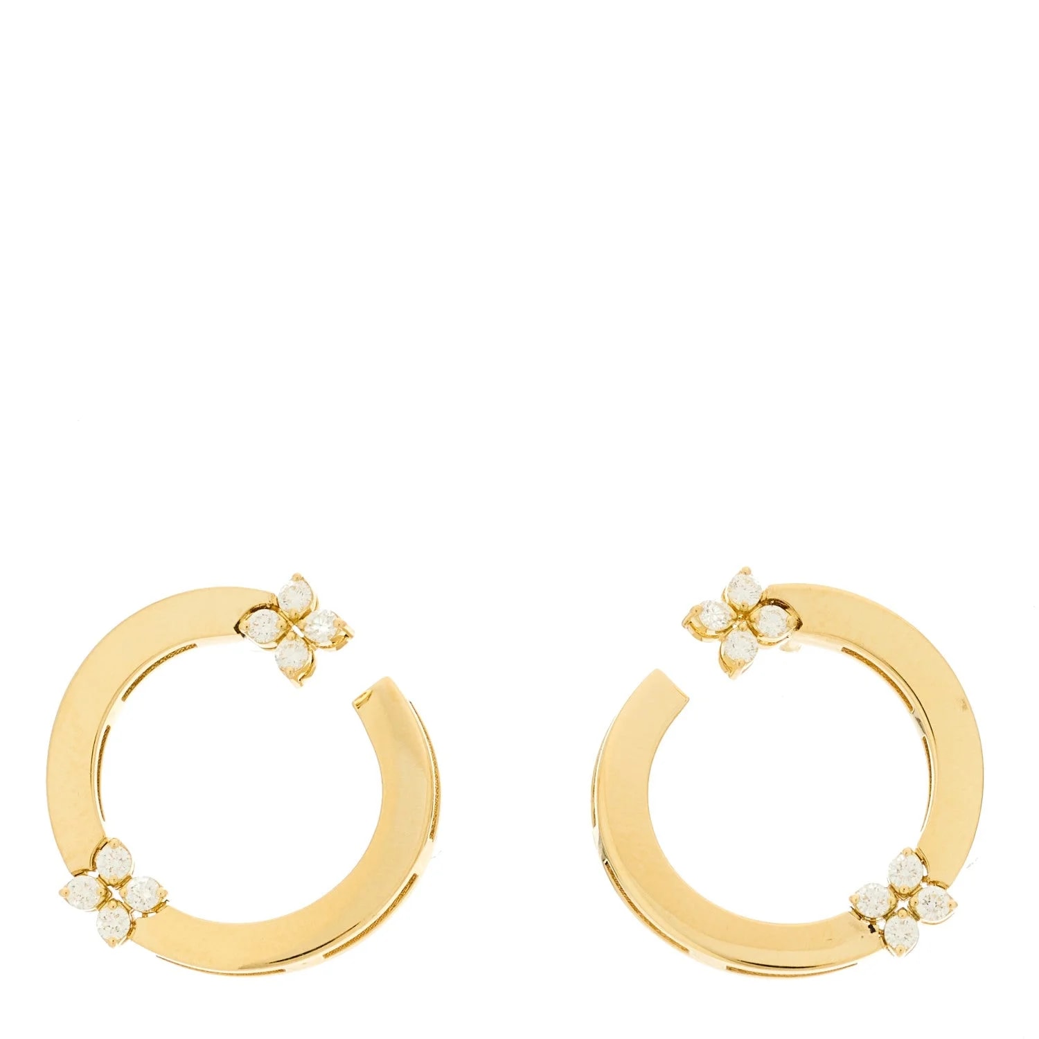 Roberto Coin — 18K Yellow Gold Double Circle — Jewelry — resale