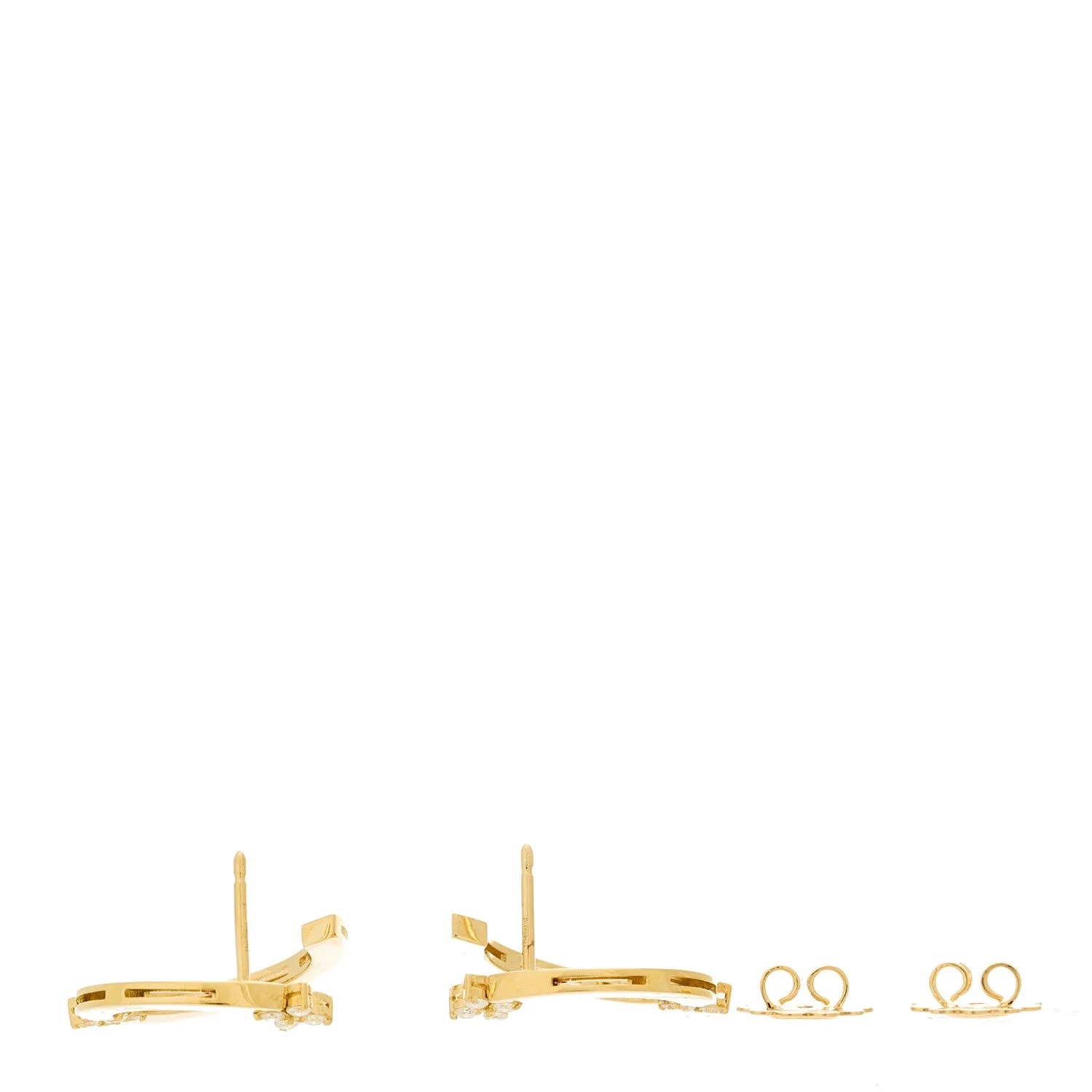 18K Yellow Gold Double Circle 3