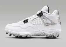 Nike Air Jordan 4 Retro TD Football Cleats HQ0207-106 2
