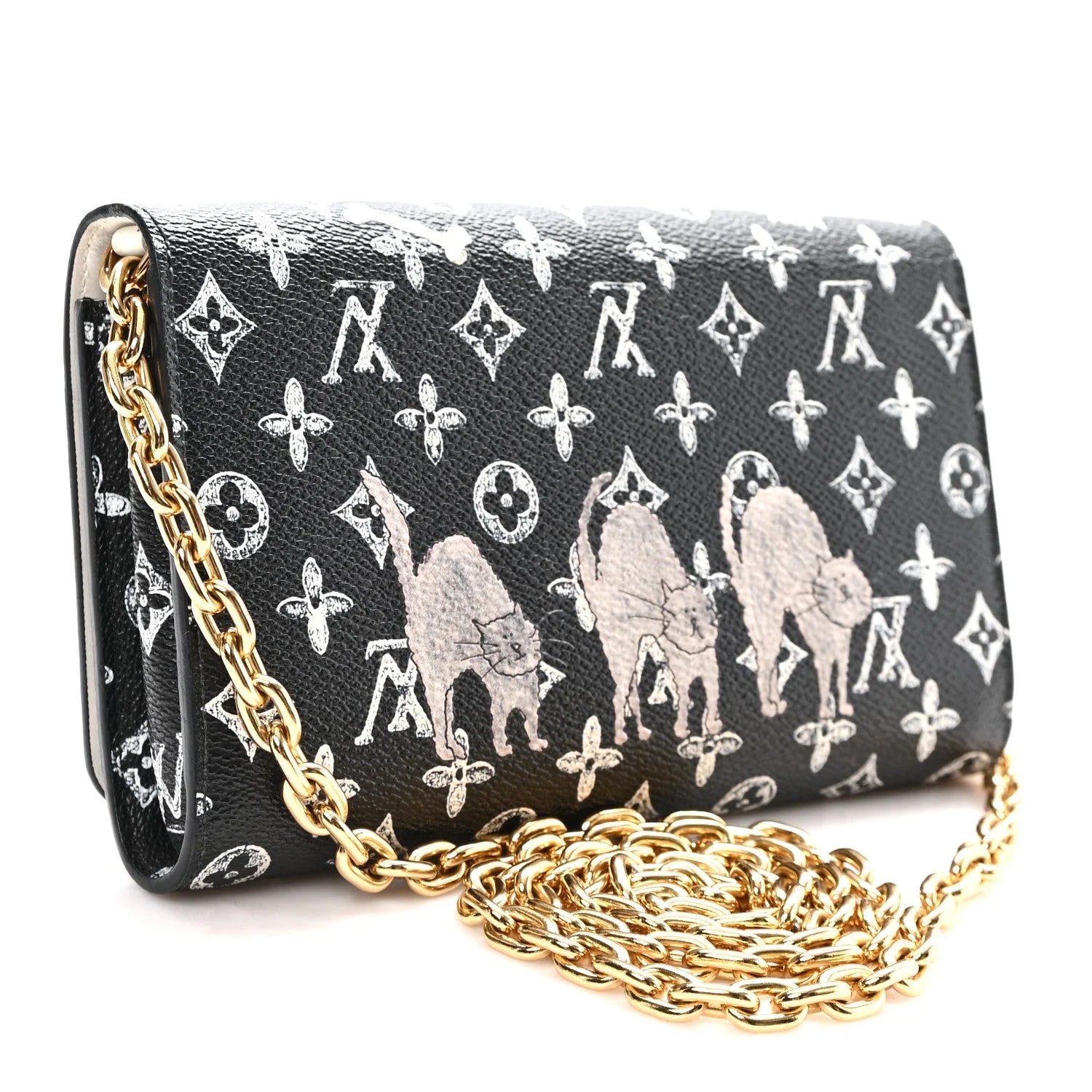 Catogram Twist Chain Wallet 3