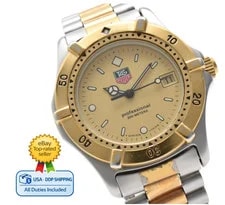 Tag Heuer — [Exc+5] TAG Heuer Professional 200m 964.013R Quartz Gold — Watch — resale
