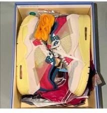 Jordan — Size 9.5 - Jordan 4 Retro X Mid Guava Ice — Sneaker — resale