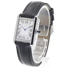 Cartier Tank Must SM WSTA0060 22mm SS Silver #C18112 2