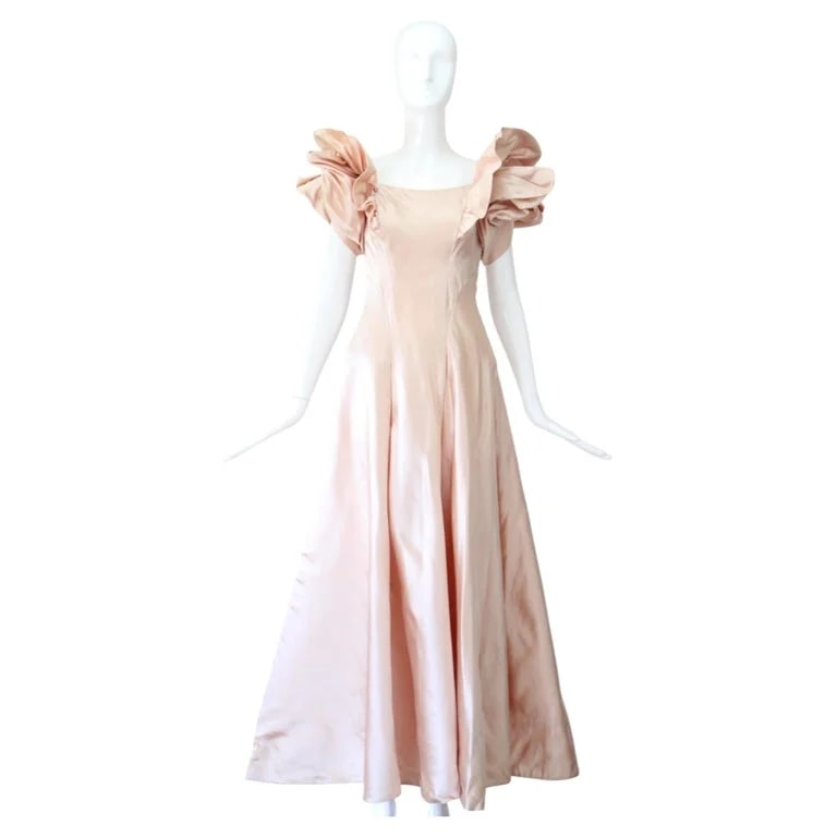 Charles James — 1940 Duchess Evening Gown Attributed Charles James US 4 — Clothing — resale