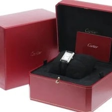 Cartier — Cartier Tank Must SM WSTA0060 22mm SS Leather Silver Dial Solar #C340 — Watch — resale