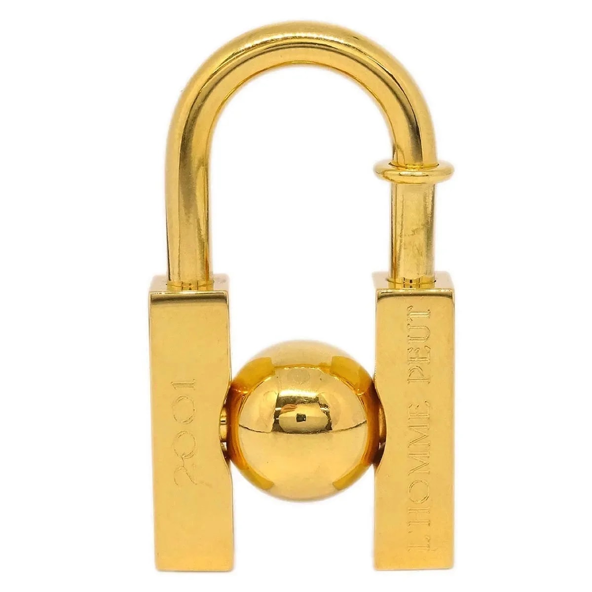 Hermès — Hermes Lhomme Peut Embellir la Terre Cadena Lock Charm Metal Gold_plated Accessory — Accessory — resale