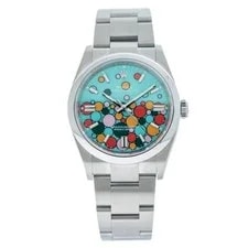 Rolex Oyster Perpetual 36MM 126000 Turquoise Celebration Dial Smooth B 3