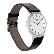 Patek Philippe Calatrava 35mm 18k Yellow Gold White Dial 5120J-001 3