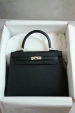 NEW Hermès Kelly 25 Sellier Palladium 2