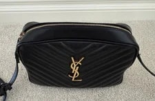 Authentic Saint Laurent ($1950) Lou Med Camera Quilted 3