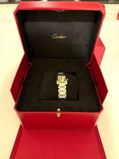 Cartier — Cartier Tank Swiss Made Quartz Stainless Steel Silver Dial Roman 20mm Box — Watch — resale