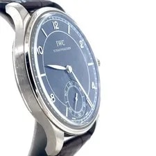 IWC Portuguese Manual Hand Wind 44mm 18k White Gold IW544504 3