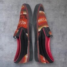 Vans All Nations Skate Jam Limited Edition Pendleton Slip on 13 4