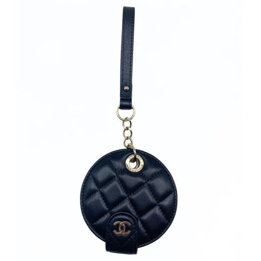 Chanel — Chanel Quilted Round Luggage Tag — Accessory — resale