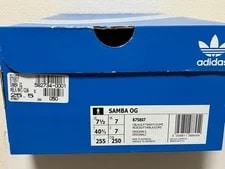 7.5US Adidas Samba OG 3