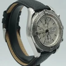 Breitling Chronomat Evolution A13356 White Bezel 44mm Leather Top 3
