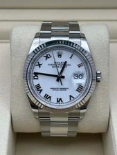 Rolex 126234 2025 White Roman Dial 2