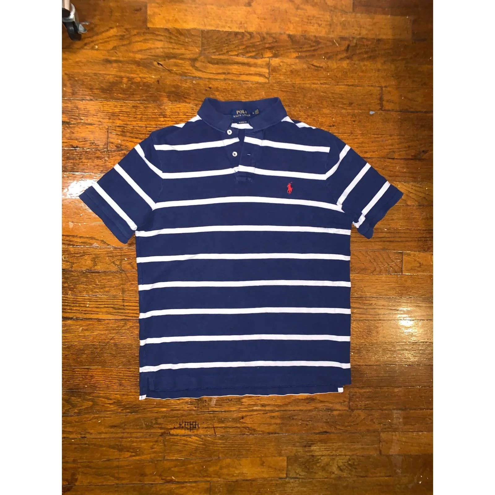 Polo Ralph Lauren — Polo Ralph Lauren Striped Polo Shirt Pony M — streetwear — resale