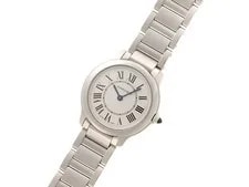 Cartier Ronde Must de WSRN0033 Stainless Steel 29mm Silver Dial Quartz #DW593 2