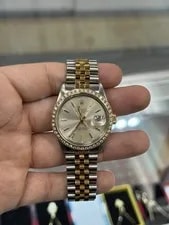 Rolex — Rolex DateJust 15003 Two Tone Diamond Bezel Jubilee Bracelet 36MM — Watch — resale