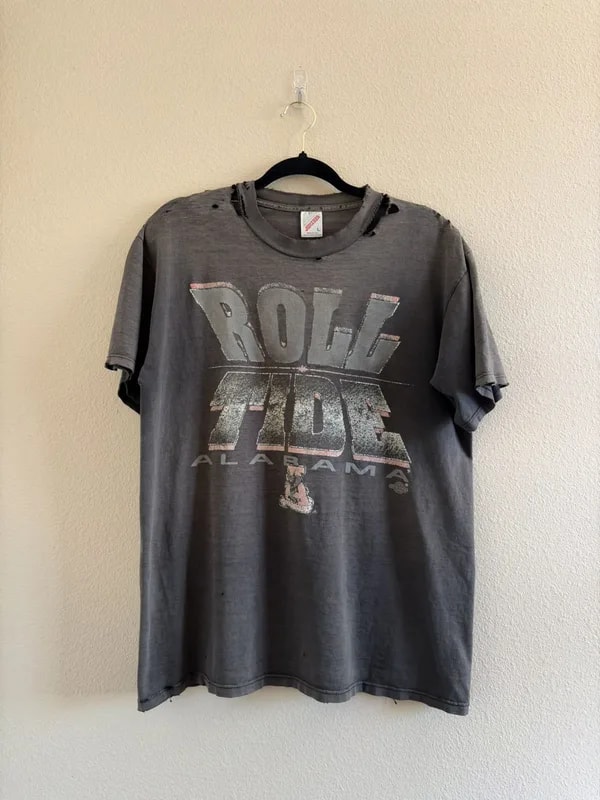 90s Thrashed Alabama Roll Tide Tee - L Fader — streetwear — resale