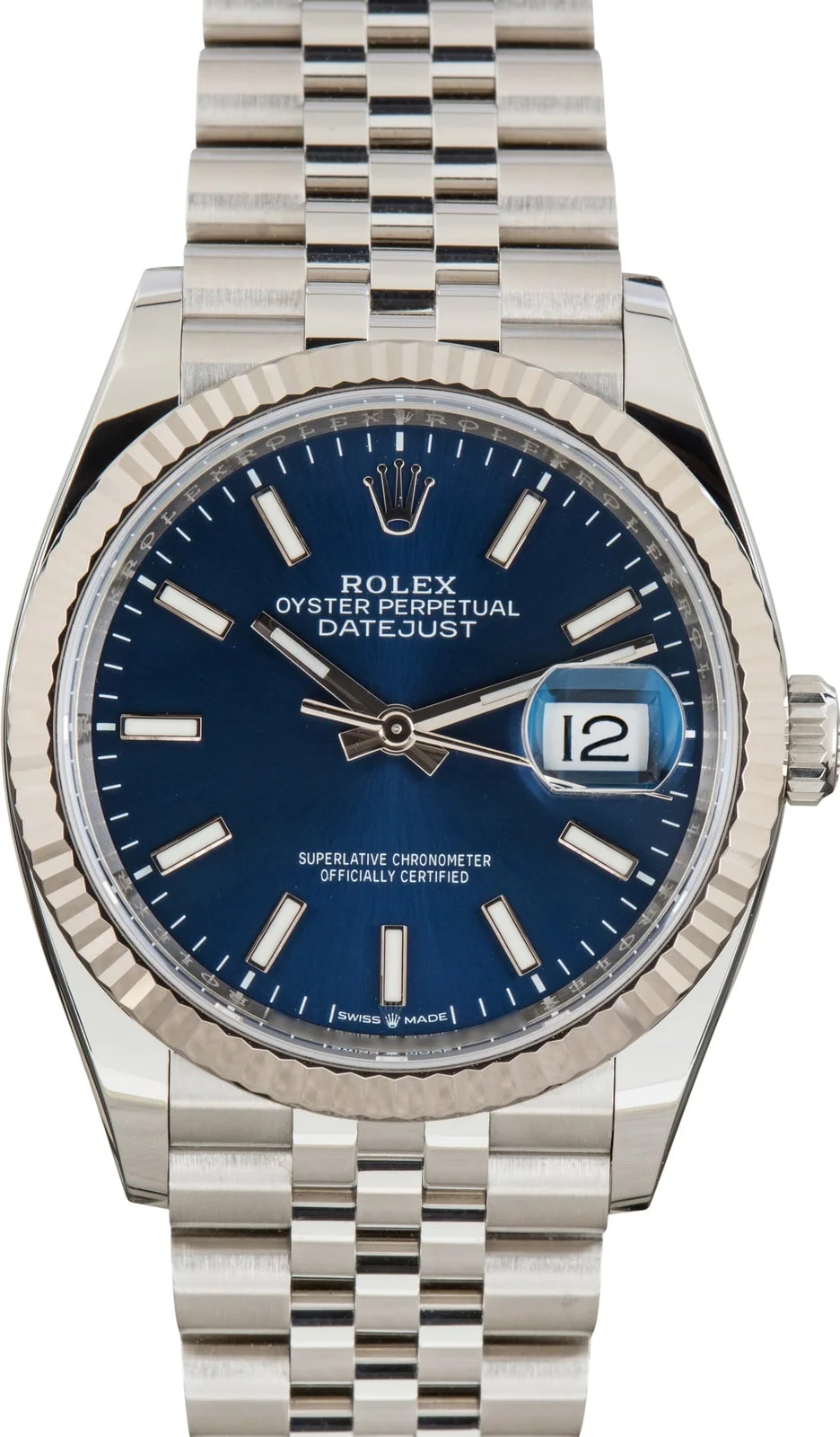 Rolex — Stainless Steel Rolex Datejust 36 Ref 126234 Blue Dial — Watch — resale