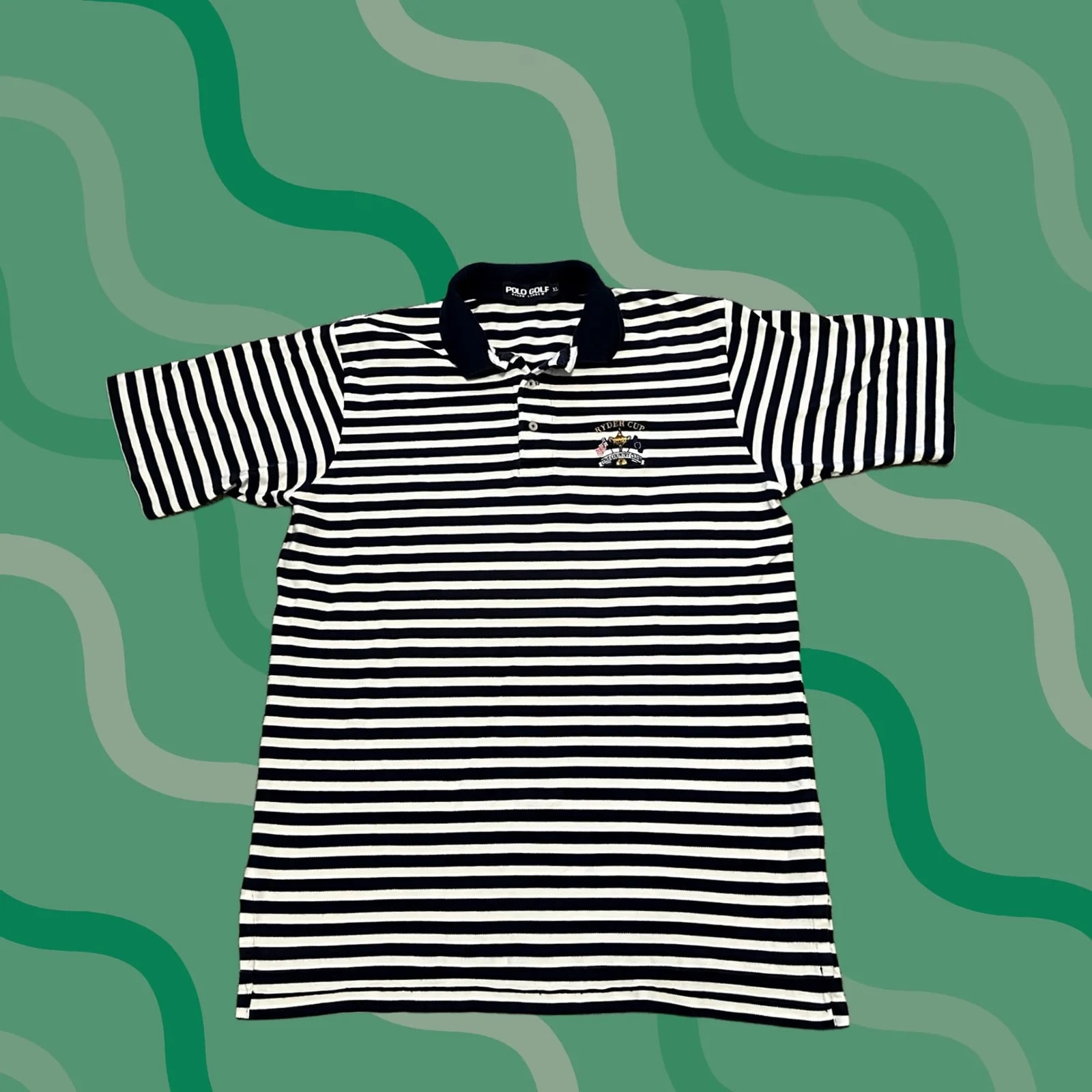 Polo Ralph Lauren — Polo Ralph Lauren Polo Shirt XL Ryder Cup Golf Striped Short Sleeve — streetwear — resale