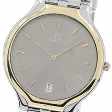 Omega — Omega Devil Symbol YG Bezel Date Quartz — Watch — resale