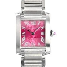 Cartier — Cartier Tank Francaise SM W5103Q3 Watches / Pink Quartz — Watch — resale