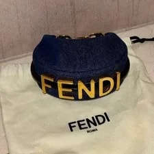 Fendi Baguette Nano With Chain Detail 3