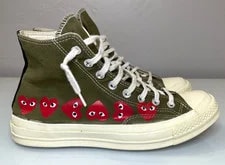 Converse — Comme des Garcons Play Converse Chuck 70 Size 8 High Top — Sneaker — resale