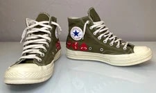 Comme des Garcons Play Converse Chuck 70 Size 8 High Top 2