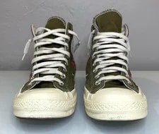Comme des Garcons Play Converse Chuck 70 Size 8 High Top 3