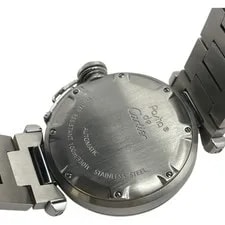 Cartier Pasha C W31043M7 Black SS Automatic From Japan 2
