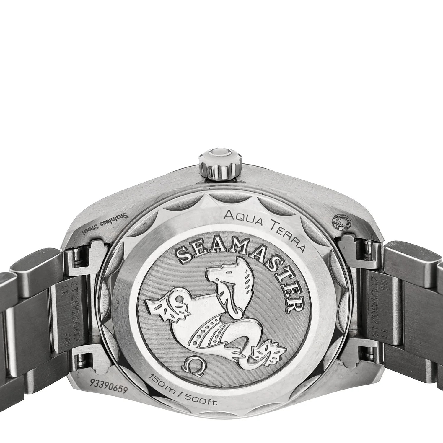 Stainless Steel Diamond Mother of Pearl 28mm Seamaster Aqua Terra Quartz 220.10.28.60.55.001 4