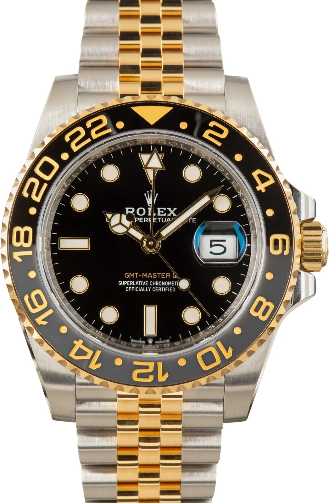 Rolex — Two-Tone Rolex GMT-Master II Ref 126713GRNR Zombie Bezel — Watch — resale