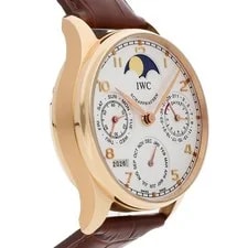 IWC Portugieser Perpetual Calendar Rose Gold Auto 42mm Strap IW5022-13 3