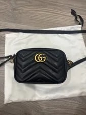 Gucci — Authentic Gucci GG Marmont Mini Camera Crossbody — Handbag — resale